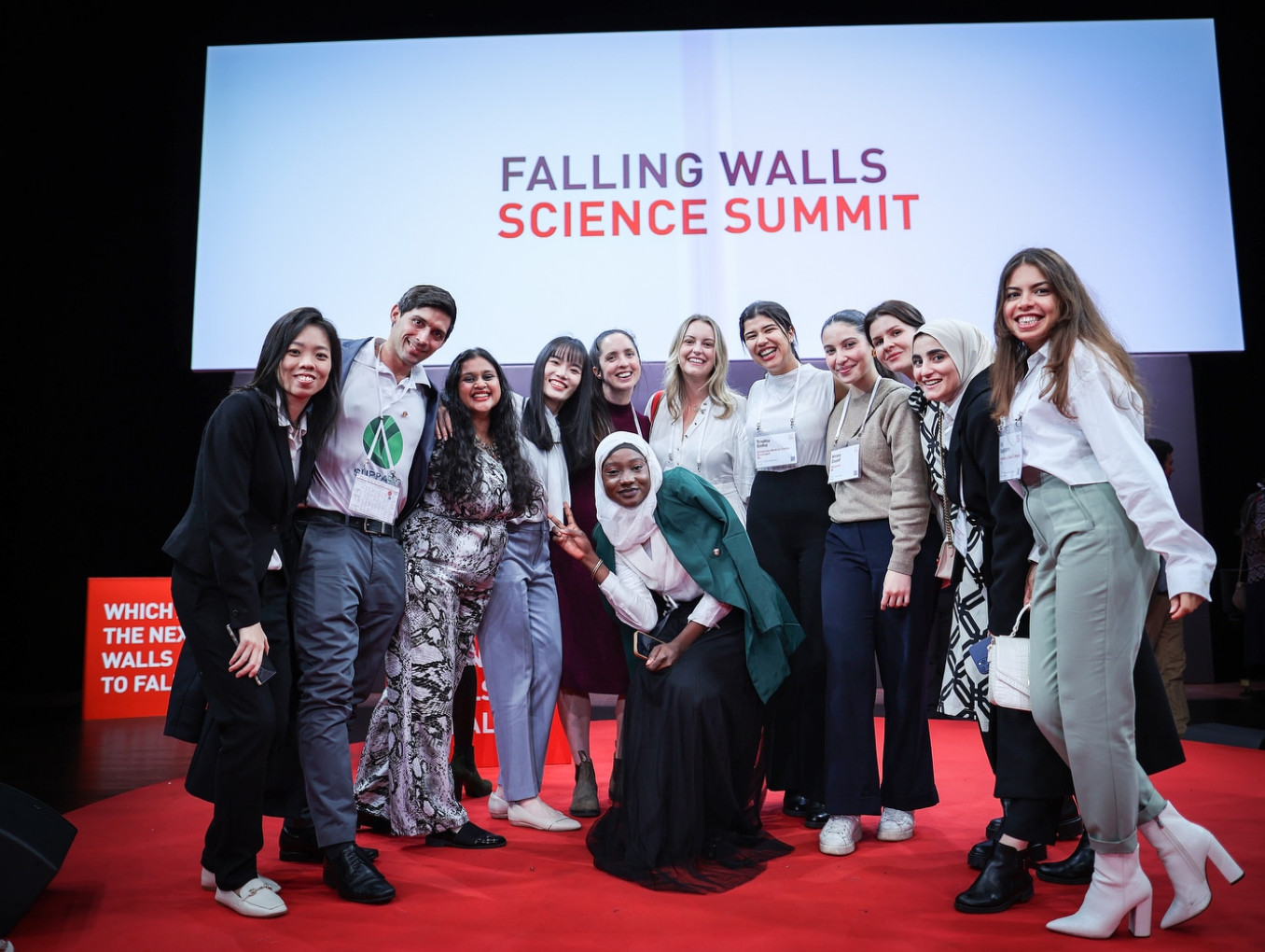 Falling Walls Lab Winners 2023 on stage