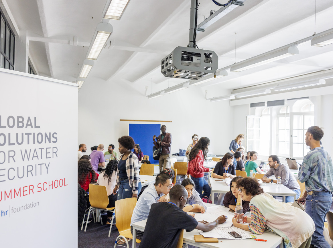 Groups working at Falling Walls Summer School 2023