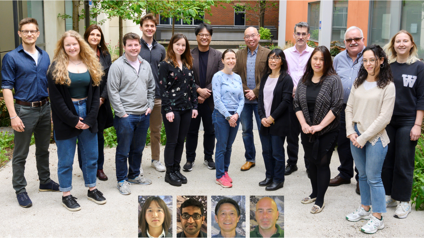 Stephen O'Reahilly Tony Coll and Giles Yeo Lab Group Photo